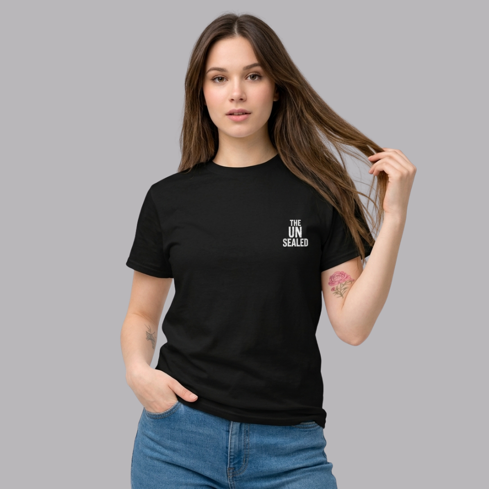 The UnSealed™ "The Files Exist" Statement T-Shirt – Minimal Streetwear Tee