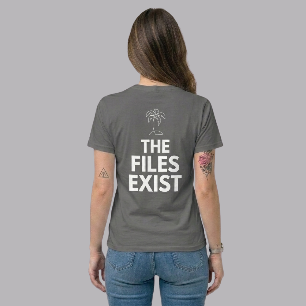 The UnSealed™ "The Files Exist" Statement T-Shirt – Minimal Streetwear Tee