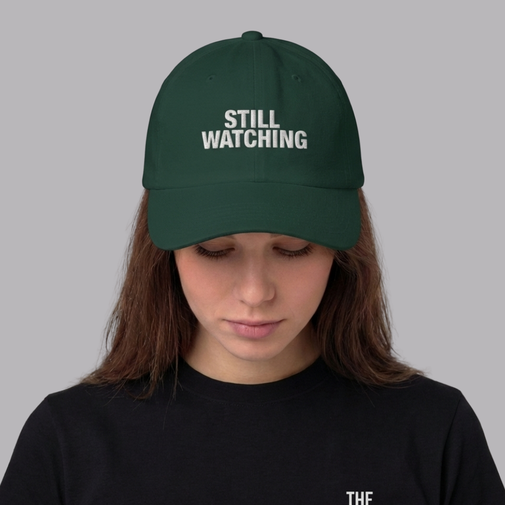 The UnSealed™ "Still Watching" Statement Cap – Minimal Streetwear Hat