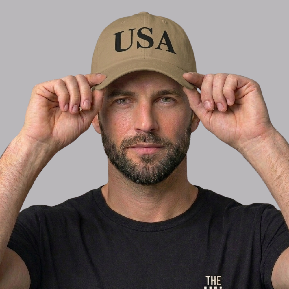 The UnSealed™ "USA" Classic Hat – with Bold Printed Statement