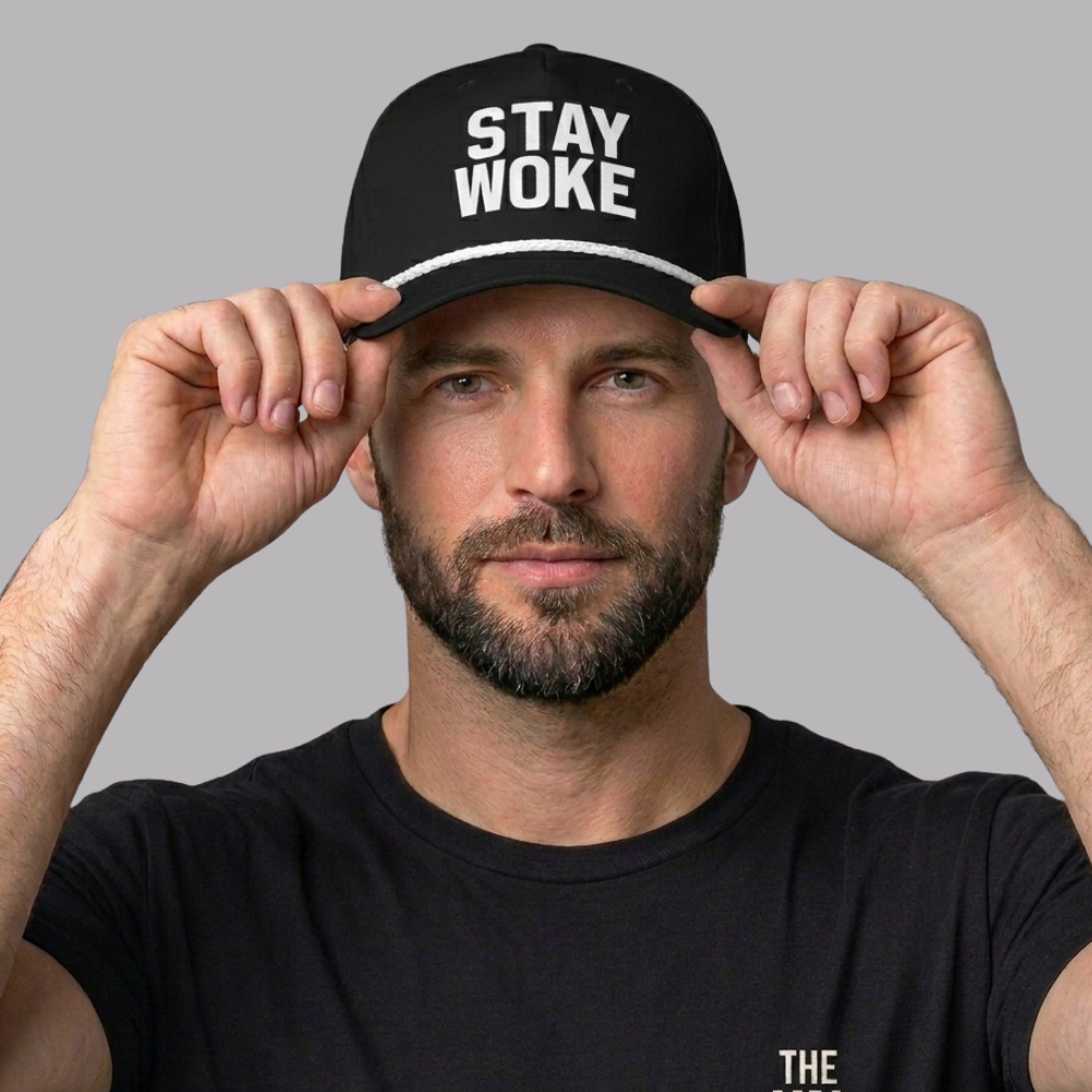The Unsealed™ "Stay Woke" Printed Cap – Classic Streetwear Hat with Bold Message