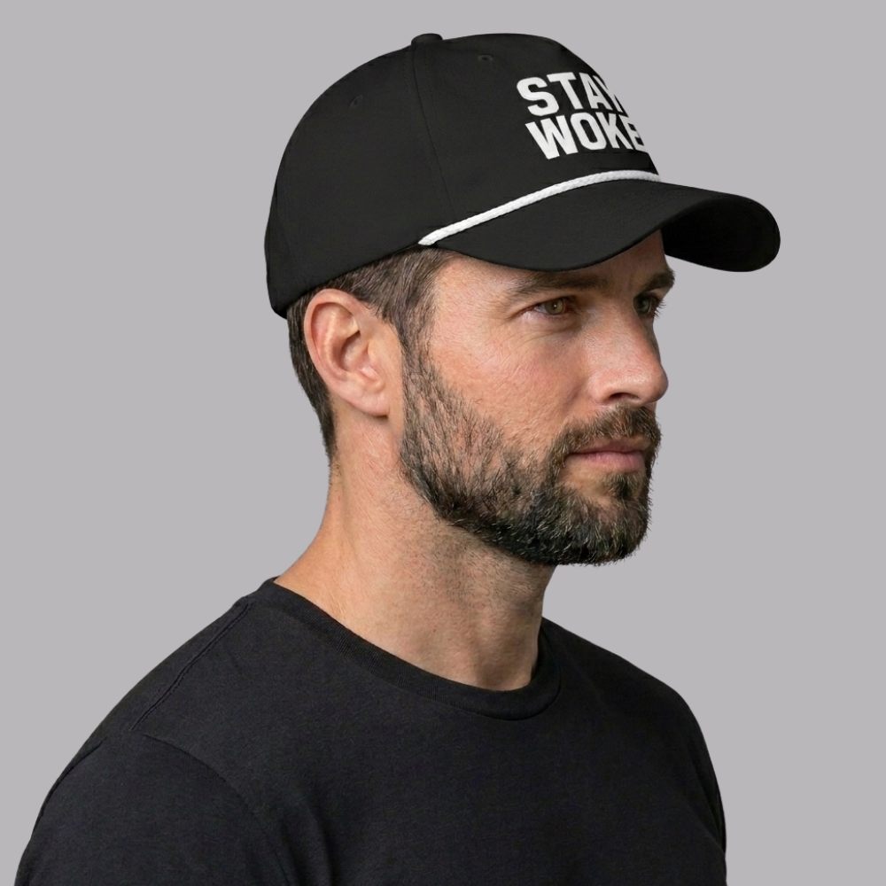 The Unsealed™ "Stay Woke" Printed Cap – Classic Streetwear Hat with Bold Message