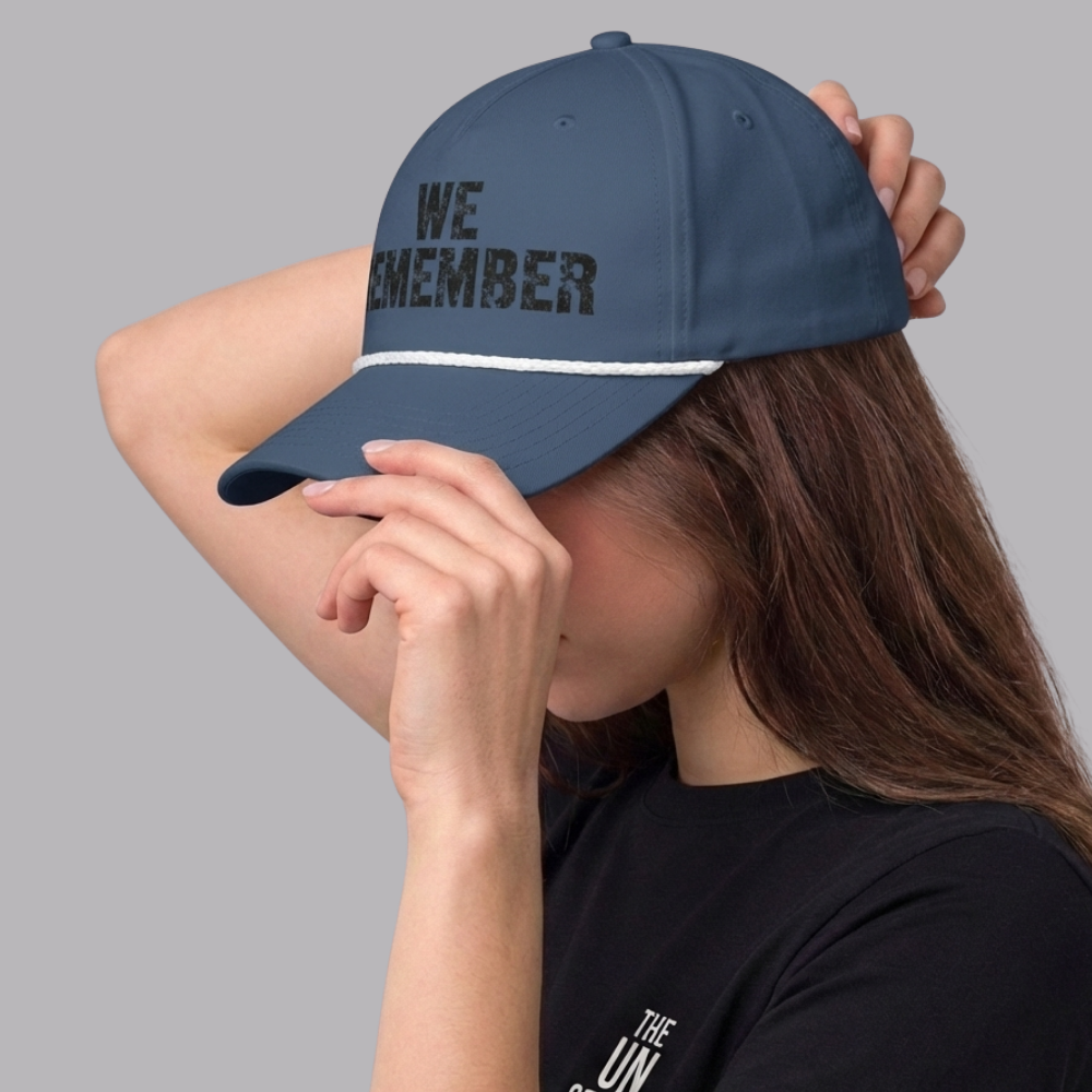 The UnSealed™ "We Remember" Classic Rope Cap – Bold Statement Streetwear Hat