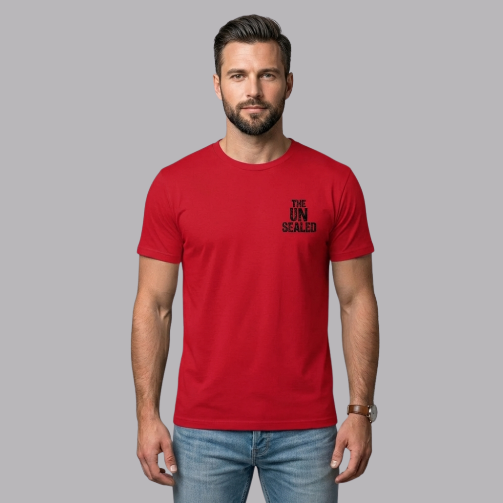 The Unsealed™ Unisex Streetwear T-Shirt – Minimal Urban Graphic Tee | Premium Cotton Everyday Wear