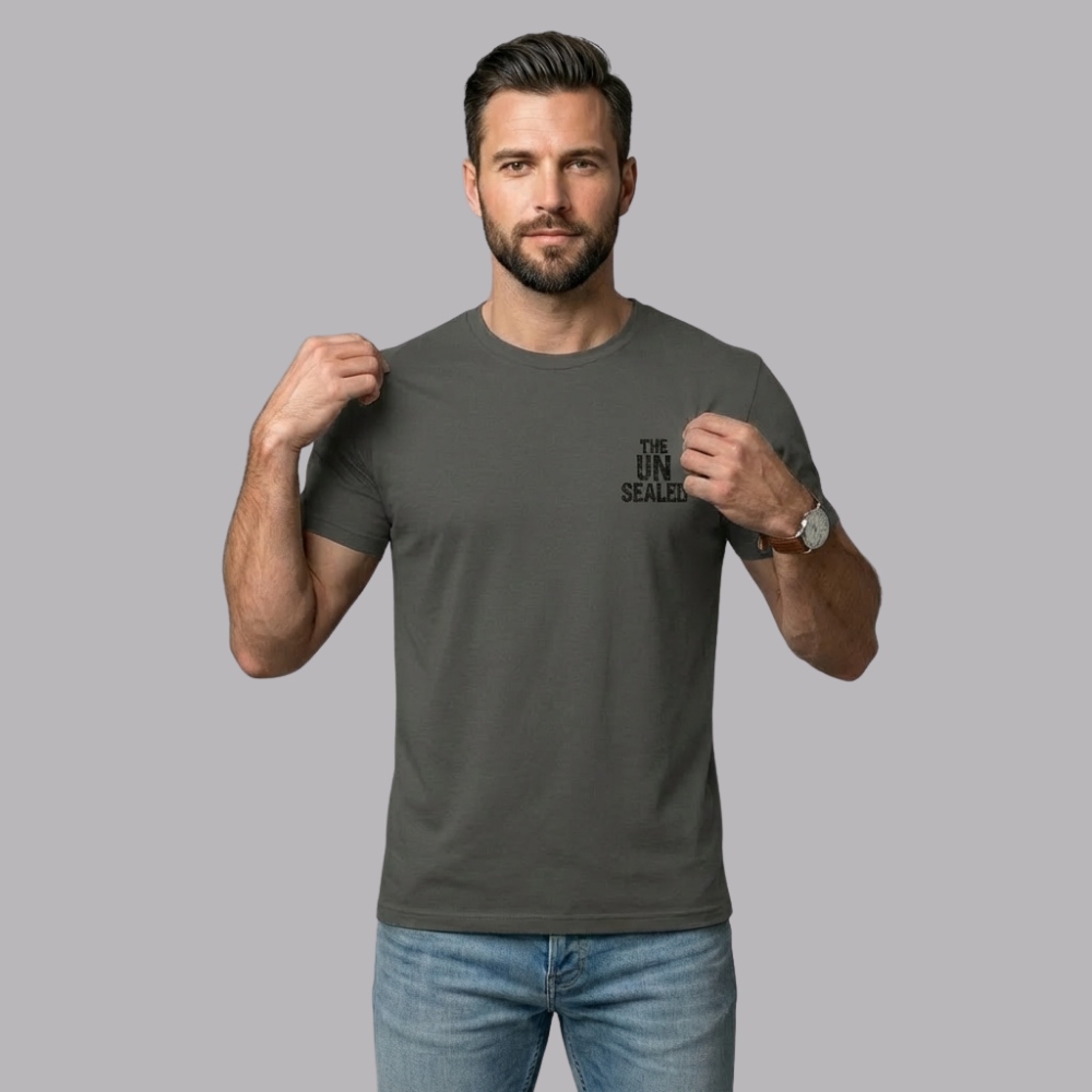 The Unsealed™ Unisex Streetwear T-Shirt – Minimal Urban Graphic Tee | Premium Cotton Everyday Wear
