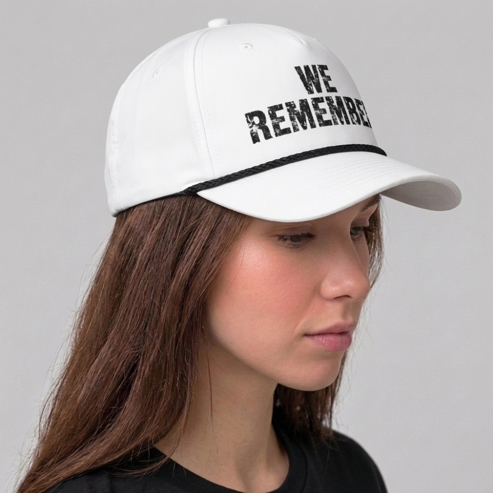 The UnSealed™ "We Remember" Classic Rope Cap – Bold Statement Streetwear Hat
