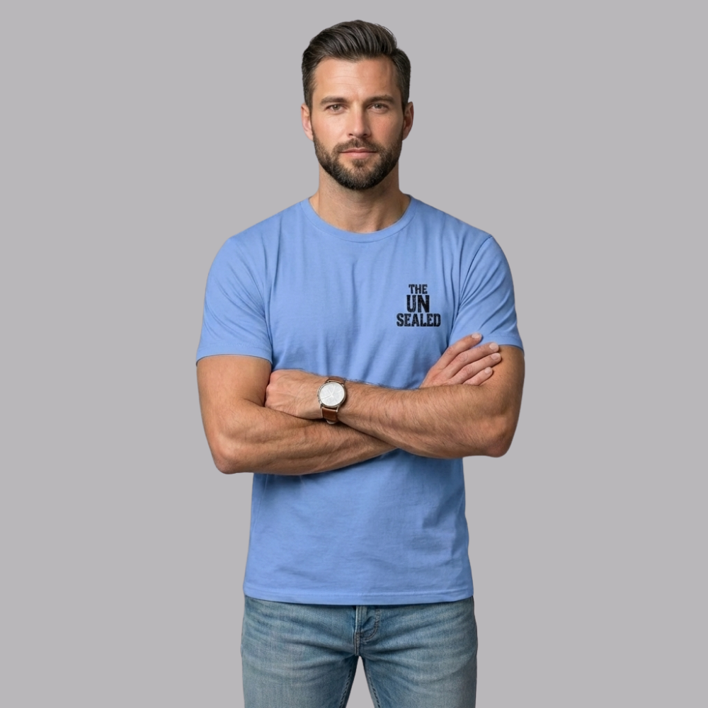The UnSealed™ "Silence Protects Power" Graphic Tee – Minimal Streetwear T-Shirt