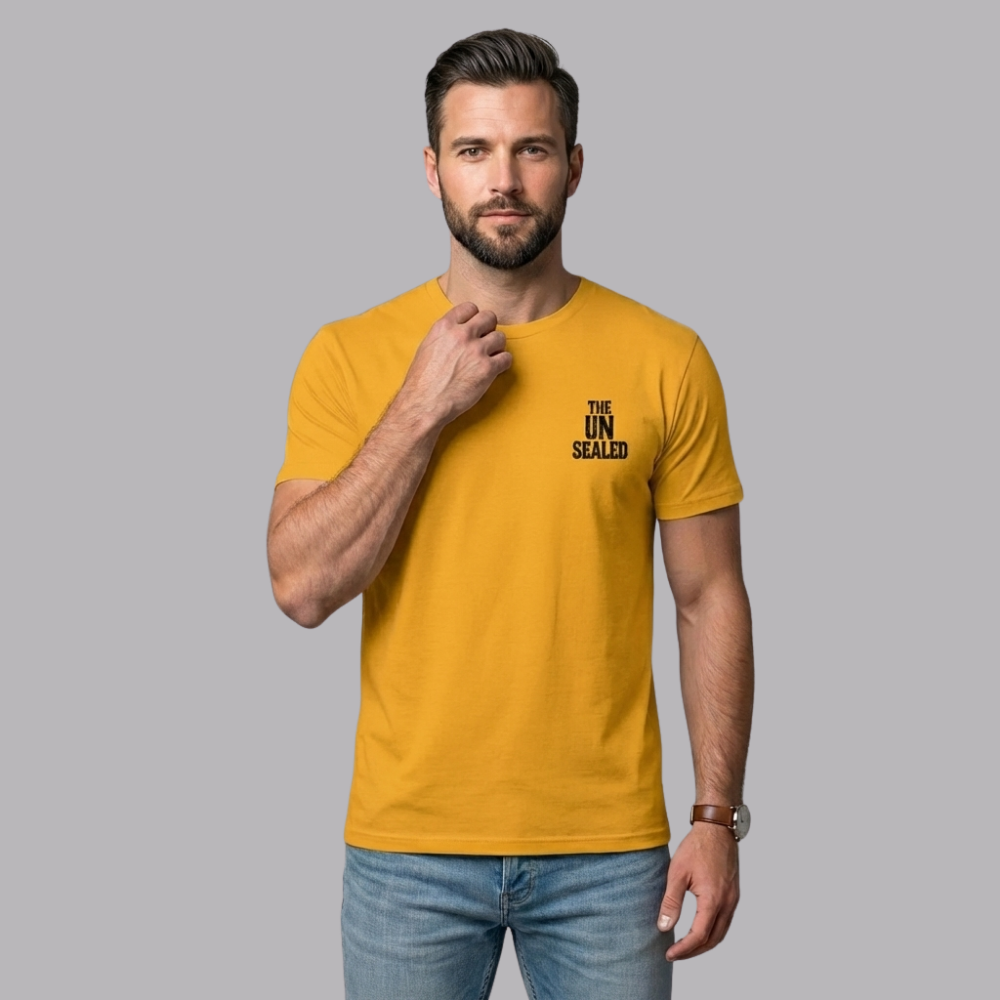 The UnSealed™ "Silence Protects Power" Graphic Tee – Minimal Streetwear T-Shirt