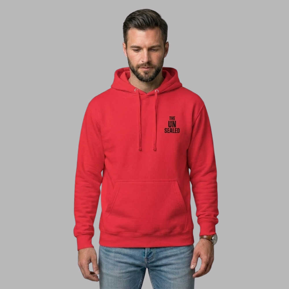 The UnSealed™ Statement Hoodie – Premium Streetwear Pullover with Bold Back Print