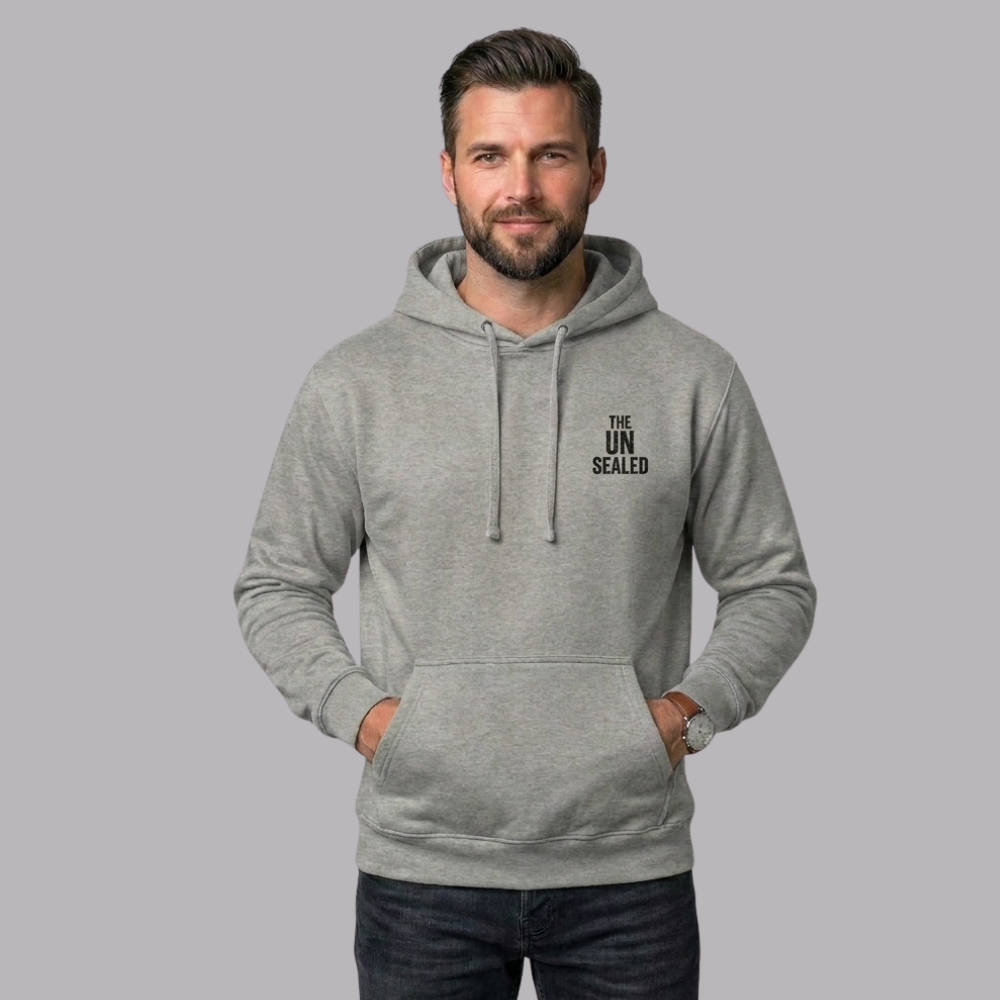 The UnSealed™ Statement Hoodie – Premium Streetwear Pullover with Bold Back Print
