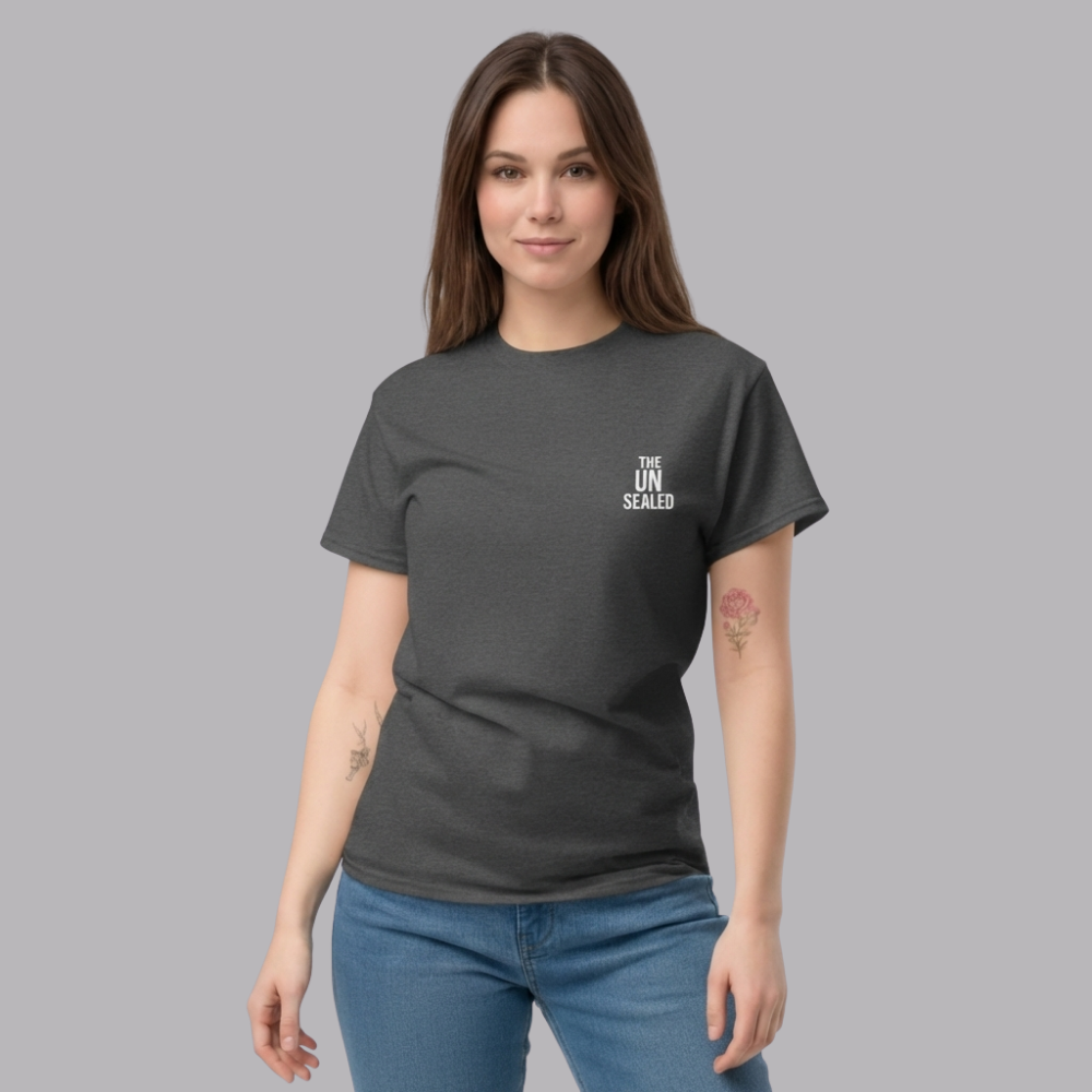 The UnSealed™ "You Can’t Unsee This" Statement T-Shirt – Minimal Streetwear Tee