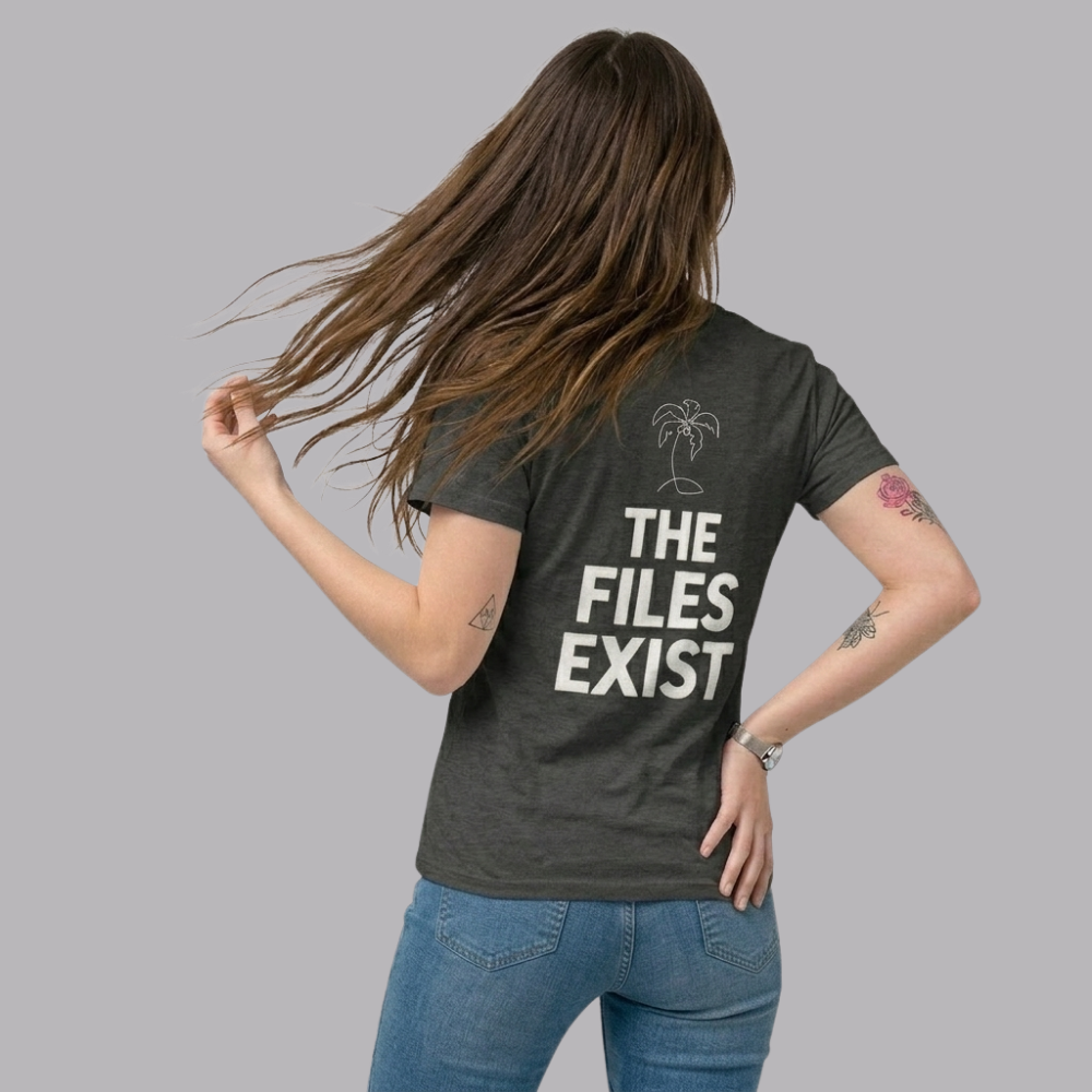 The UnSealed™ "The Files Exist" Statement T-Shirt – Minimal Streetwear Tee