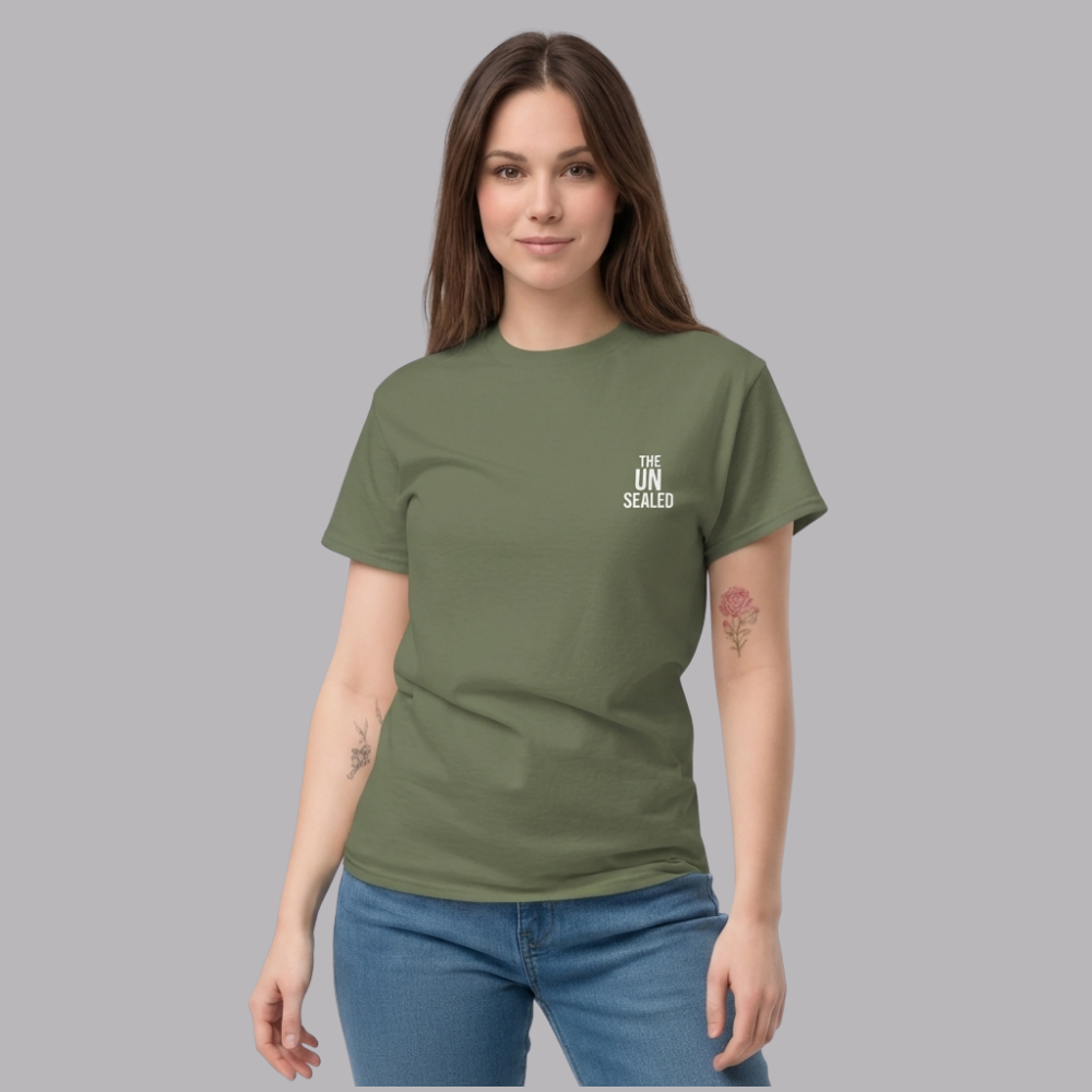 The UnSealed™ "You Weren’t Supposed To Notice" Statement T-Shirt – Minimal Streetwear Tee