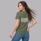 The UnSealed™ "You Weren’t Supposed To Notice" Statement T-Shirt – Minimal Streetwear Tee