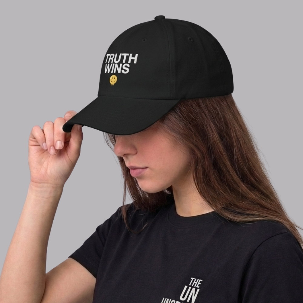 The UnSealed™ "Truth Wins" Statement Cap – Minimal Streetwear Hat