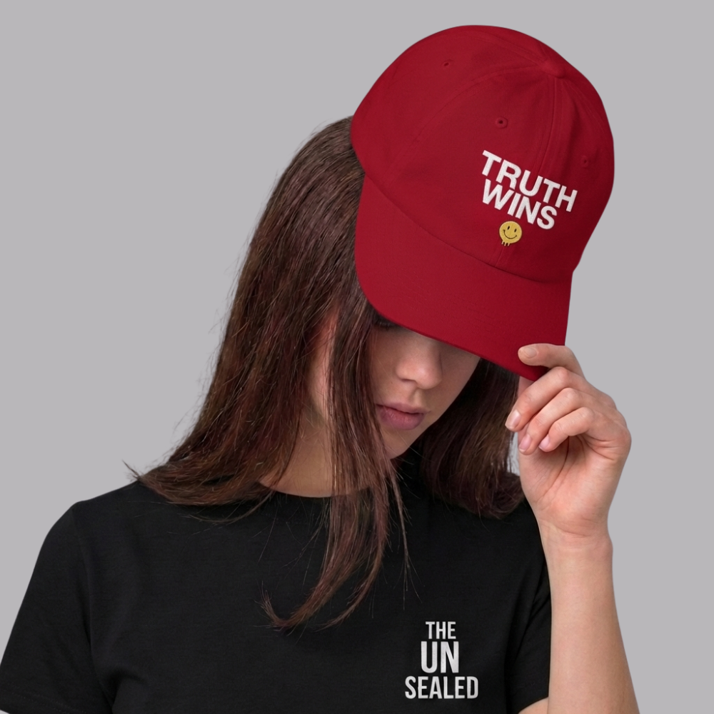 The UnSealed™ "Truth Wins" Statement Cap – Minimal Streetwear Hat