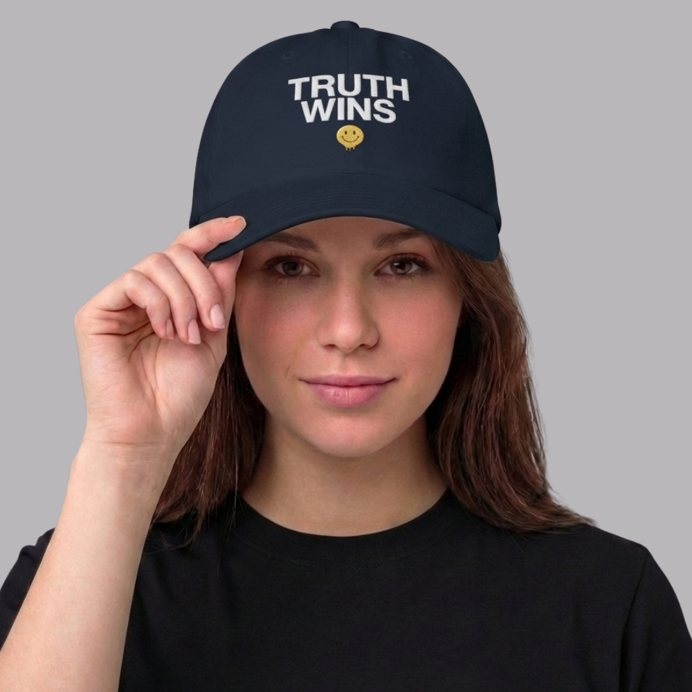 The UnSealed™ "Truth Wins" Statement Cap – Minimal Streetwear Hat