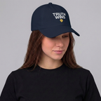 The UnSealed™ "Truth Wins" Statement Cap – Minimal Streetwear Hat