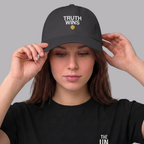 The UnSealed™ "Truth Wins" Statement Cap – Minimal Streetwear Hat