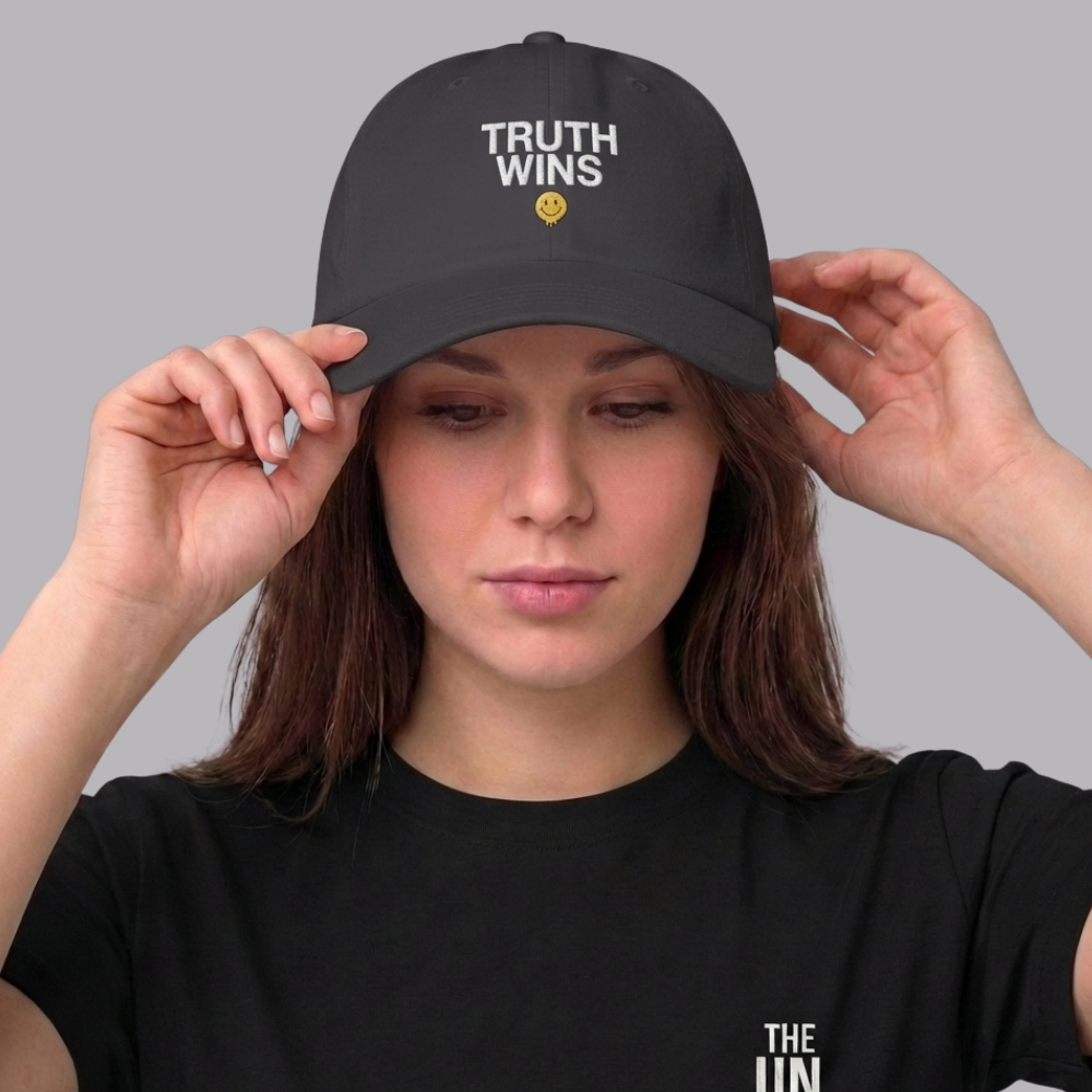 The UnSealed™ "Truth Wins" Statement Cap – Minimal Streetwear Hat