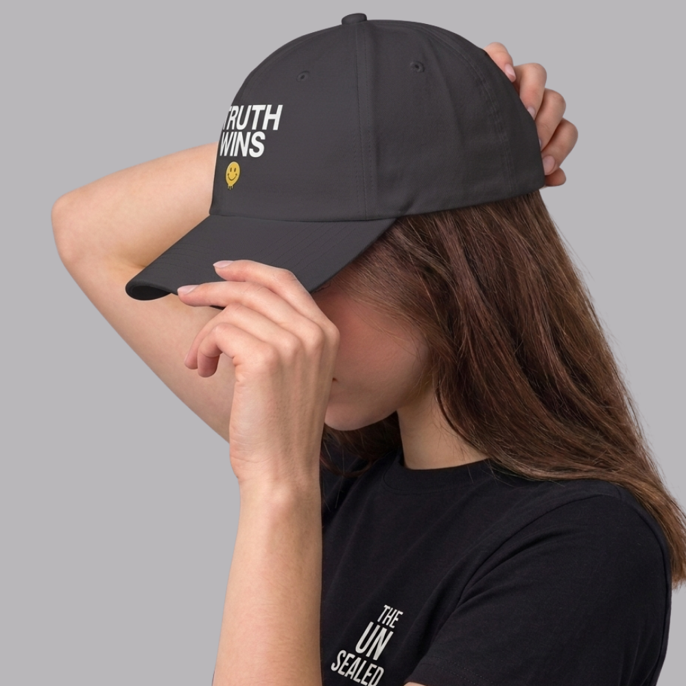 The UnSealed™ "Truth Wins" Statement Cap – Minimal Streetwear Hat